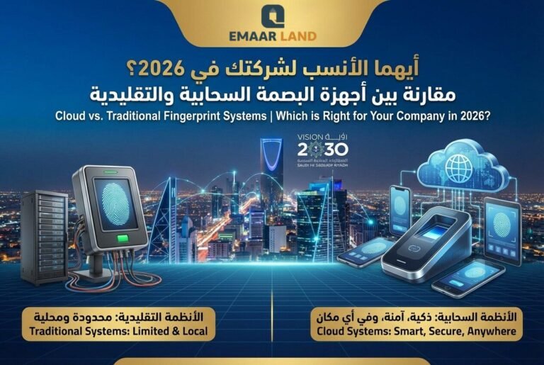 مقارنة بين أجهزة البصمة السحابية والتقليدية | أيهما الأنسب لشركتك في 2026؟