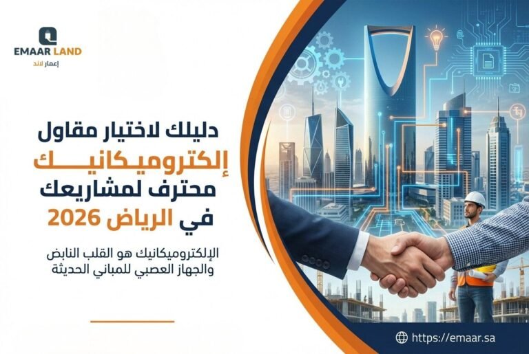 اختيار مقاول إلكتروميكانيك في الرياض 2026: الدليل الشامل | إعمار لاند