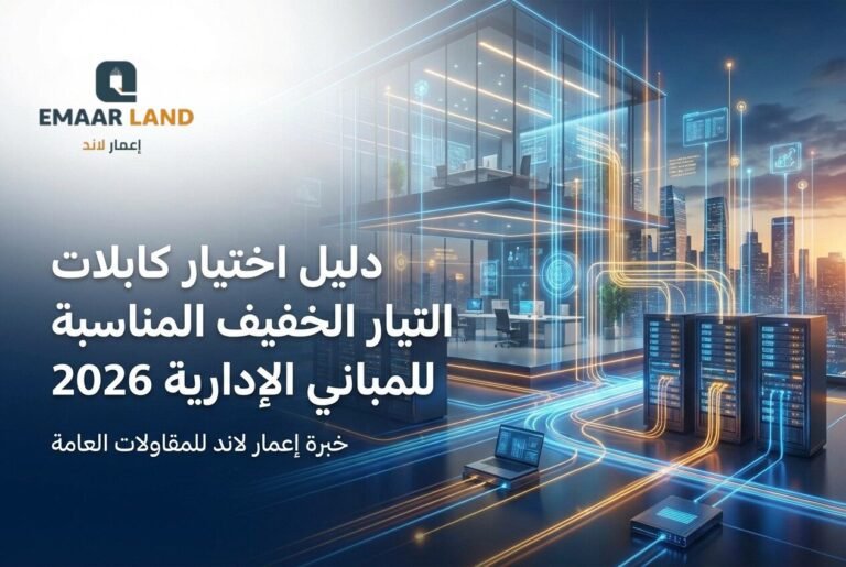 دليل اختيار كابلات التيار الخفيف المناسبة للمباني الإدارية 2026