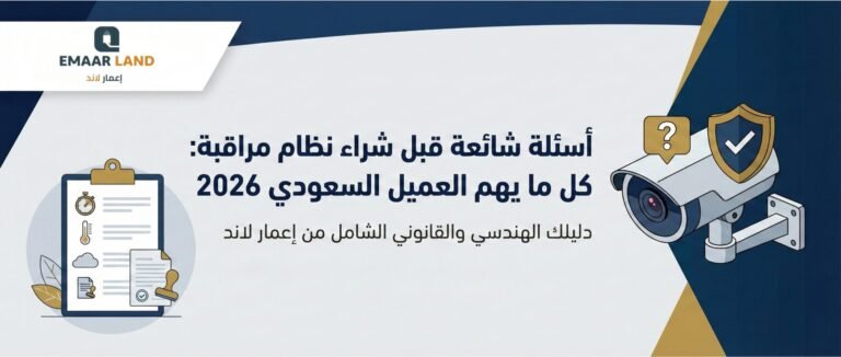 أسئلة شائعة قبل شراء نظام مراقبة: كل ما يهم العميل السعودي 2026