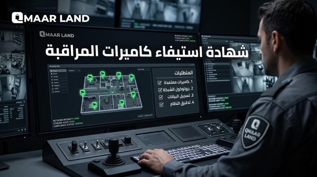 شهادة استيفاء كاميرات المراقبة - دليلك للحصول عليها