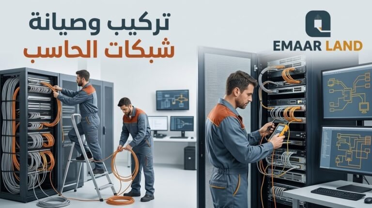 تصميم وتركيب وصيانة شبكات الحاسب