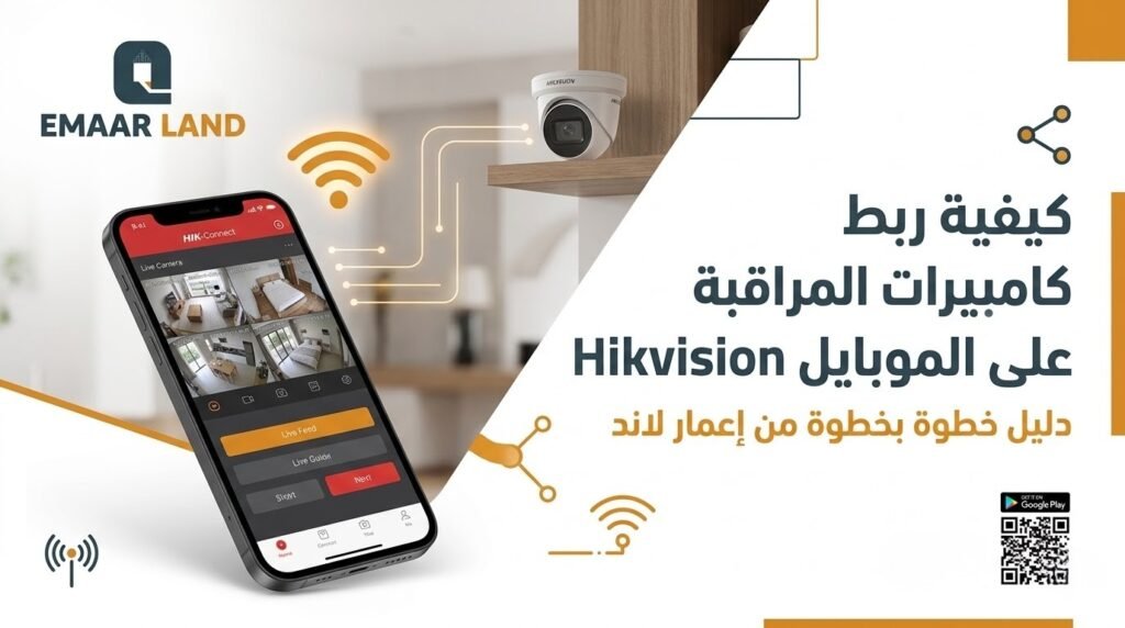 كيفية ربط كاميرات المراقبة على الموبايل hikvision