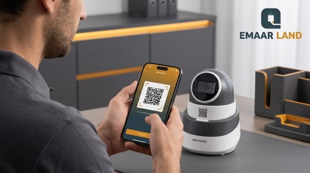 كيفية ربط كاميرات المراقبة على الموبايل hikvision